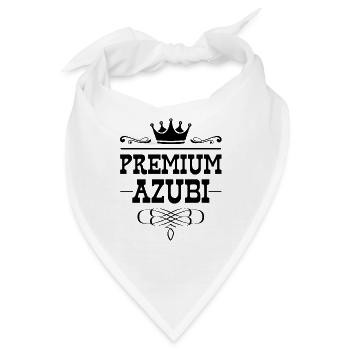 Premium Azubi - Bandana - Weiß - Vorne