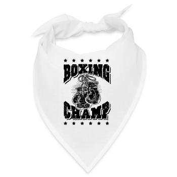 Boxing Champ - Bandana - Weiß - Vorne