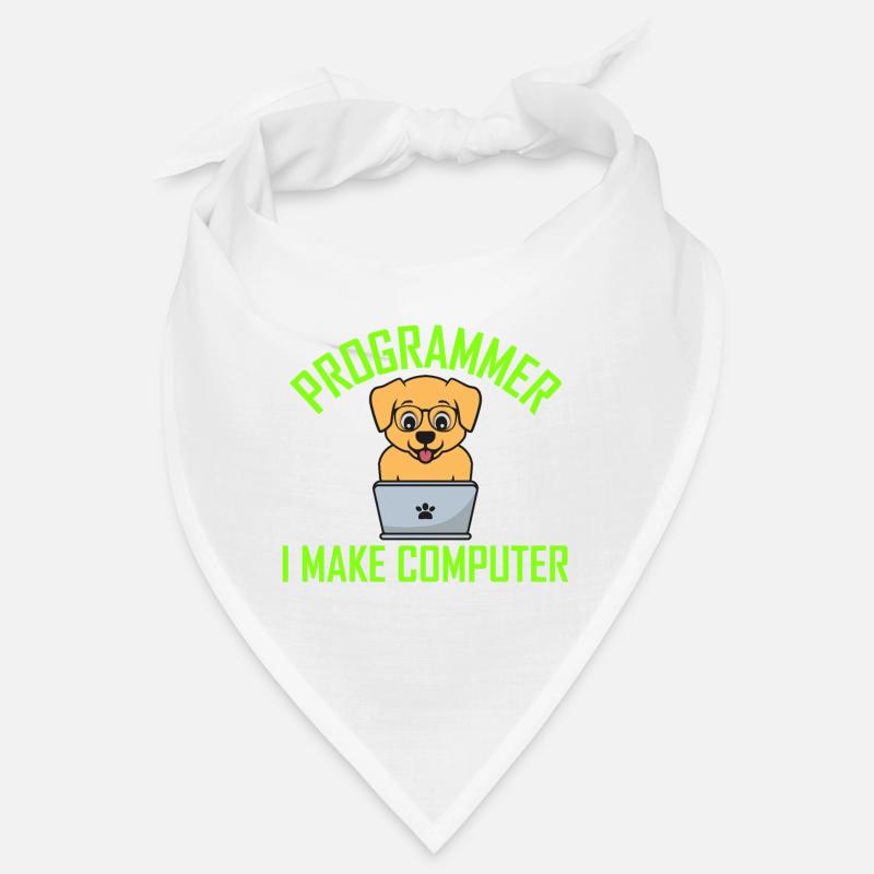 I Are Programmer I Make Computer Beep Boop Hund Bandana