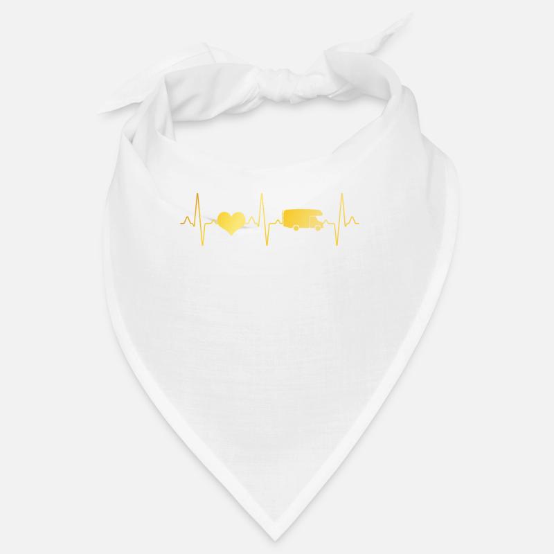Camping camping-car Heartbeat Bandana