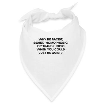 Leise - Bandana - Weiß - Vorne