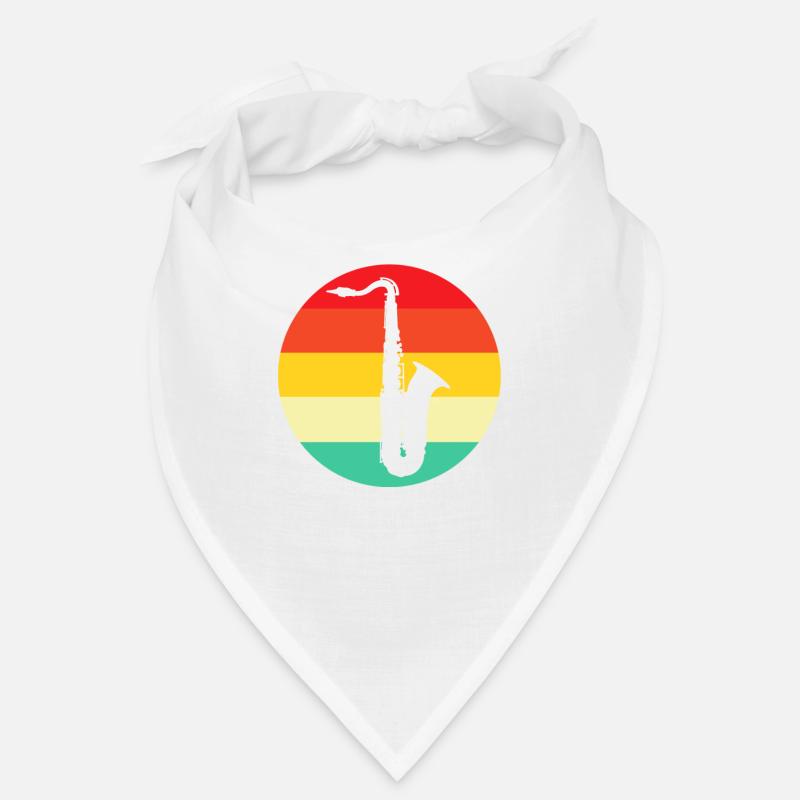 Saxophon Retro Bandana