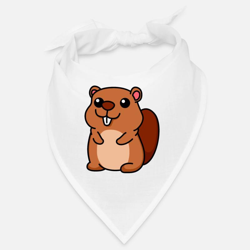 Biber Comic Tier Bandana