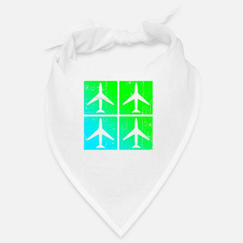 Flugzeug Flugzeugliebhaber Logo Bandana