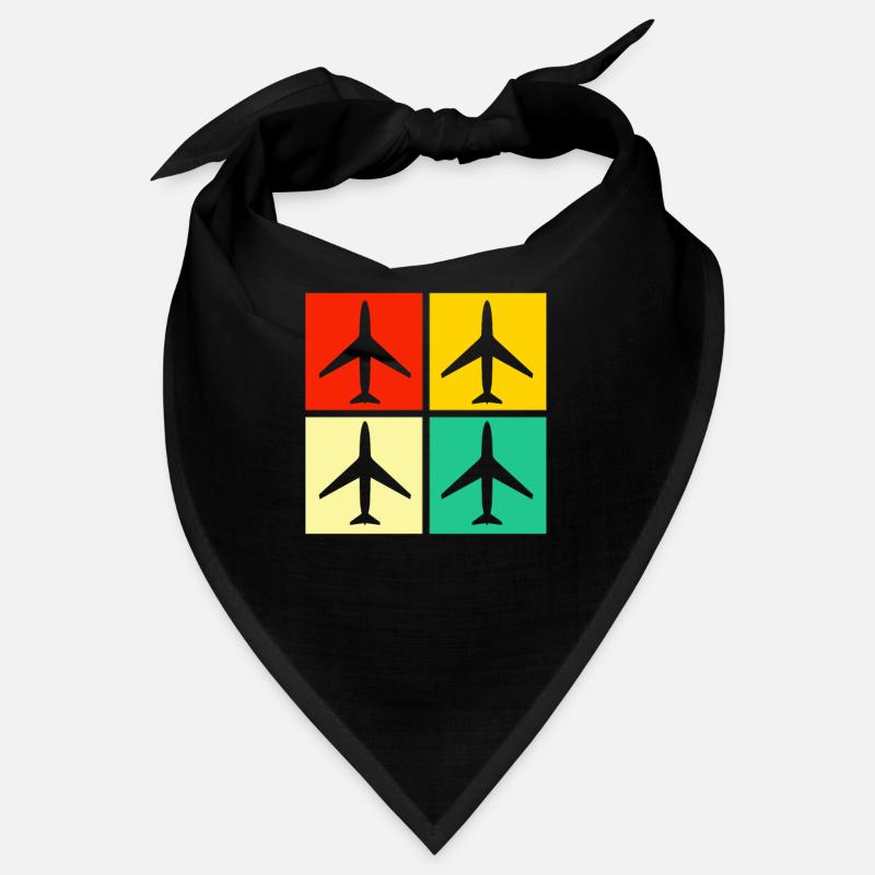 Flugzeug Flugzeugliebhaber retro Bandana