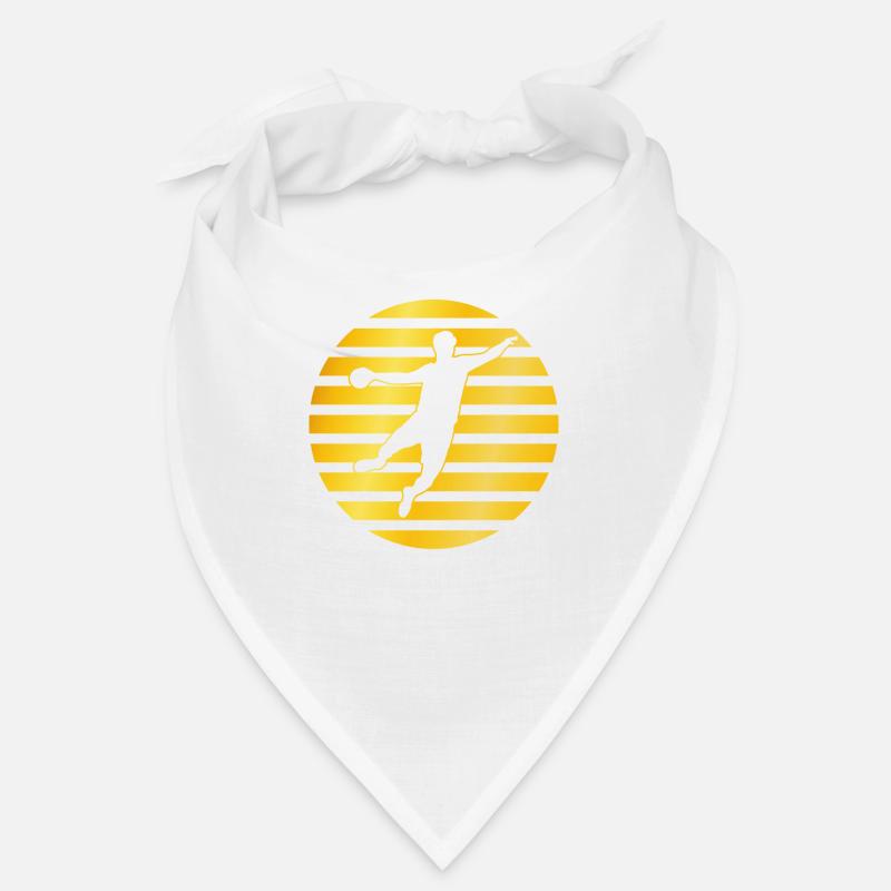Logo doré du handball Bandana