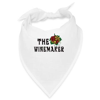 Wine making Wine Maker Wine Lover Wine Fan - Bandana - Weiß - Vorne