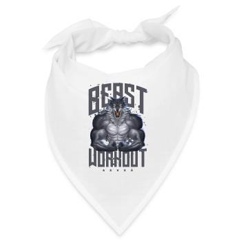 Wolf Beast Workout - Bandana - Weiß - Vorne