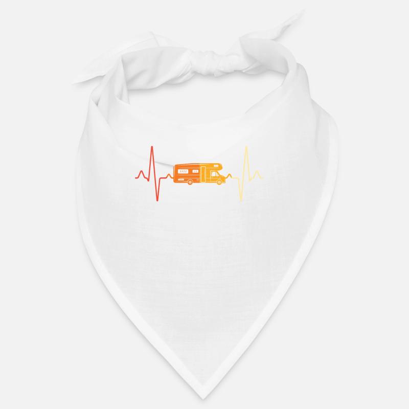 Motorhome Heartbeat Retro Bandana
