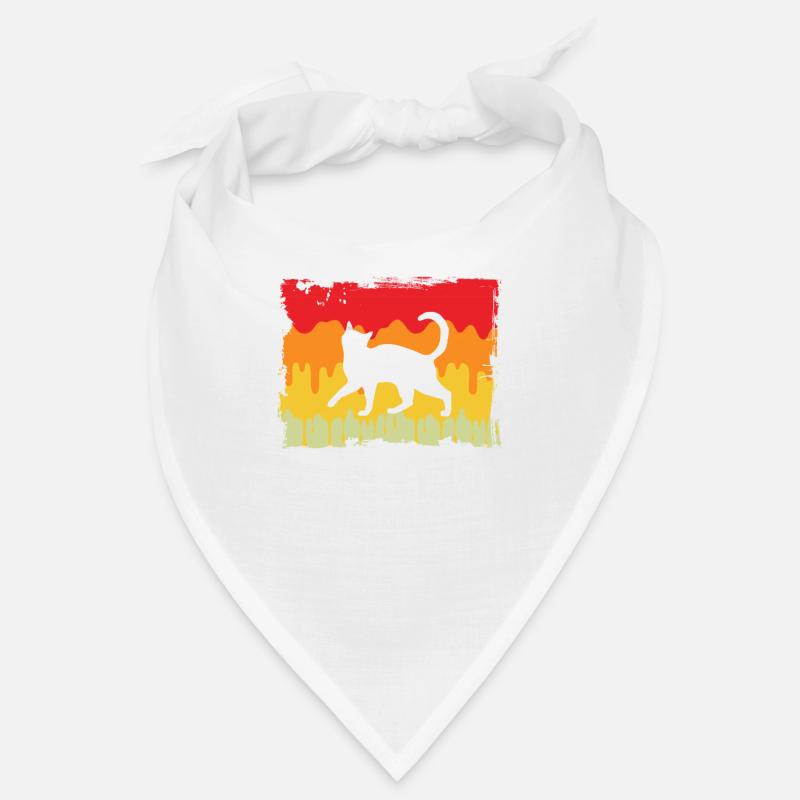 Katze Retro Bandana