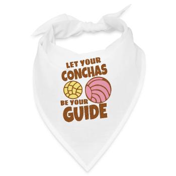 Spanischer Humor Conchas Mexikanisches Brot - Bandana - Weiß - Vorne