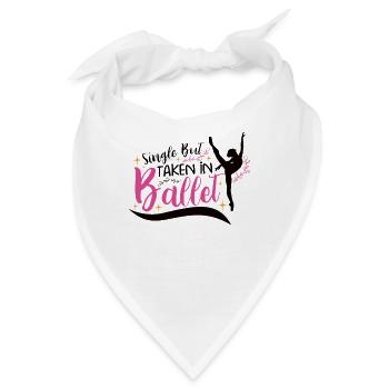 Ballet Ballerina Dance Dancer Dancing Ballet Gift - Bandana - Weiß - Vorne