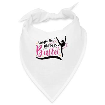 Ballet Ballerina Dance Dancer Dancing Ballet Gift - Bandana - Weiß - Vorne