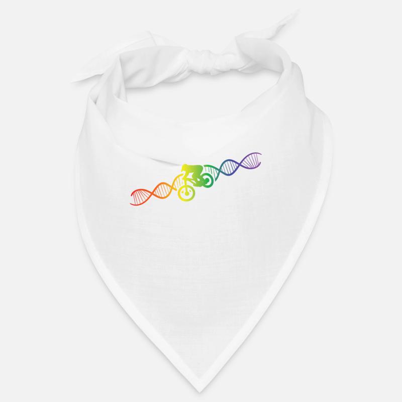 DNA Helix Rainbow Genetics VTT coloré Bandana