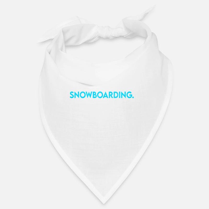 eat sleep snowboarding repeat Bandana