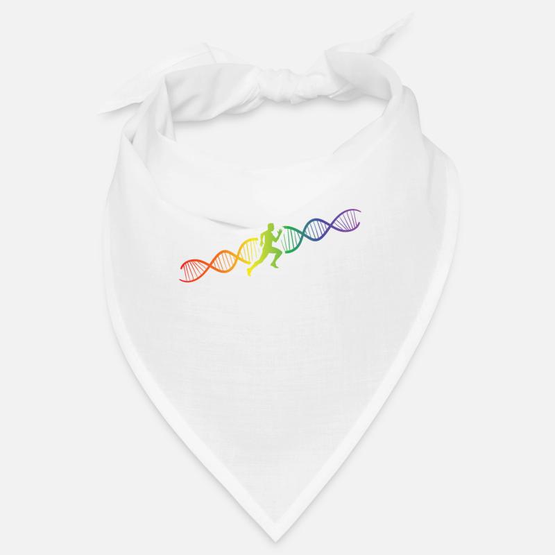 DNA Helix Rainbow Genetics Jogging Coloré Bandana