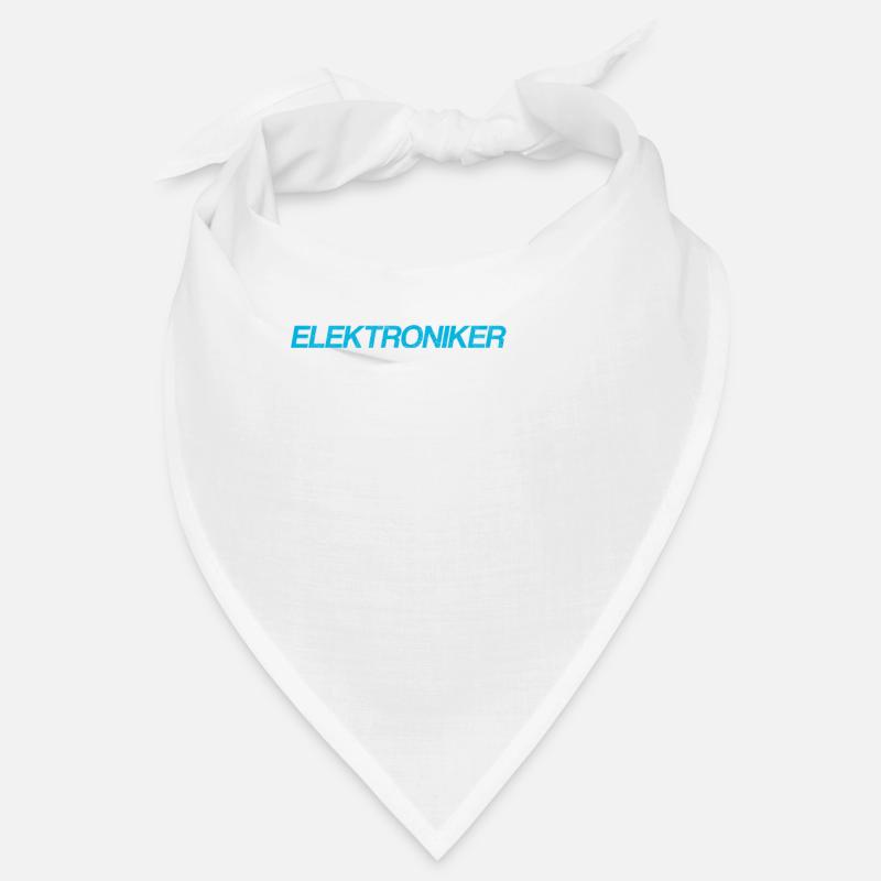 Elektroniker - Bandana - Weiß
