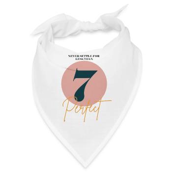 Sieben perfekt - Bandana - Weiß - Vorne