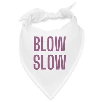 langsames pusten - Bandana - Weiß - Vorne