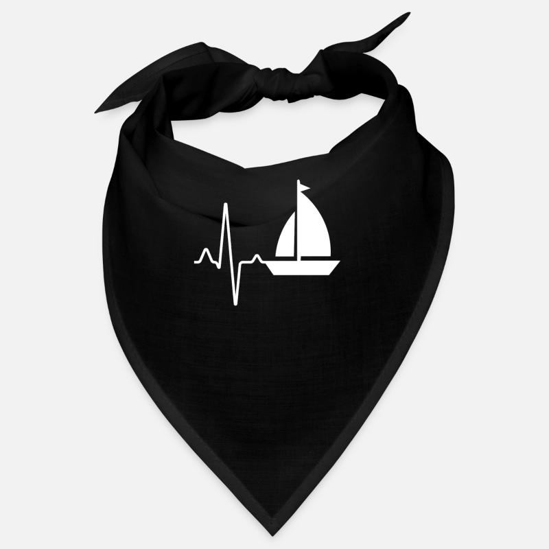 Battement de cœur de voile Bandana