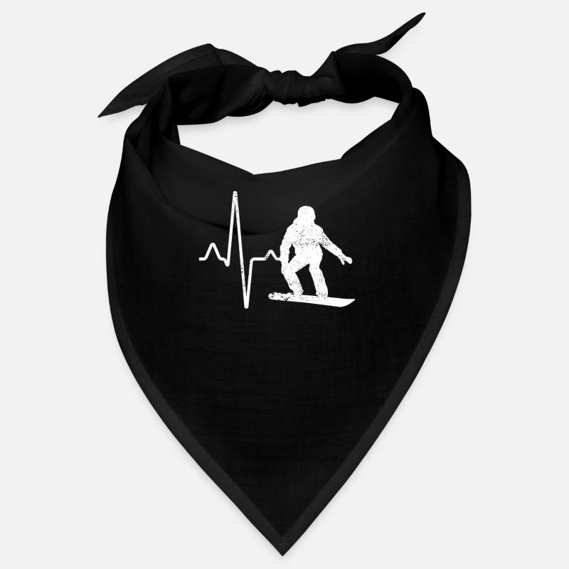 Snowboarding Herzschlag Bandana