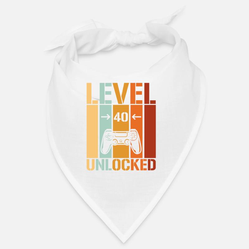 40th Birthday Level 40 unlocked Bandana
