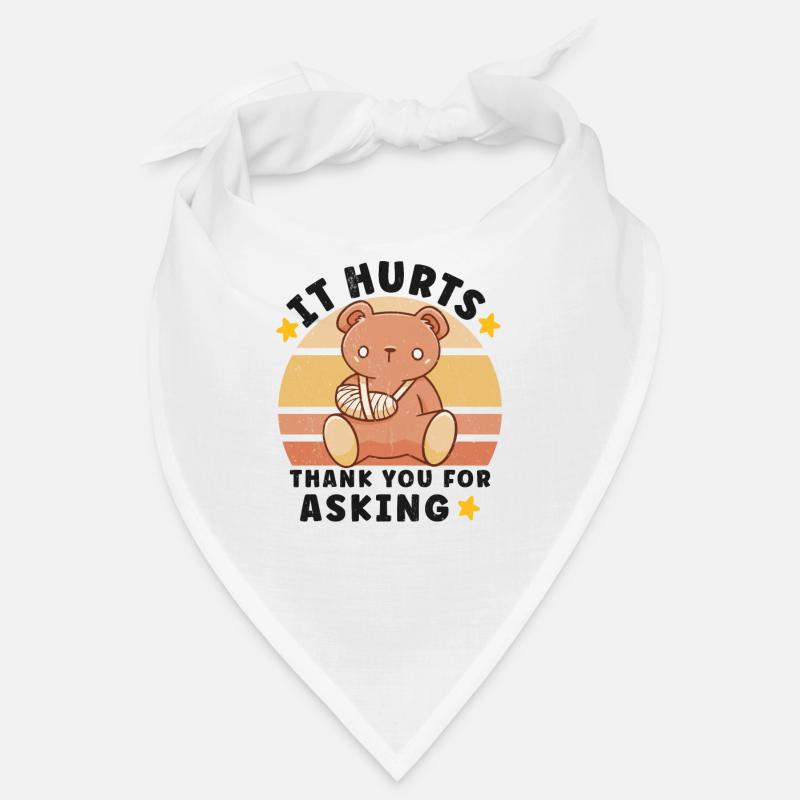 Broken Hand Broken Arm Broken Bones Funny Broken Bandana