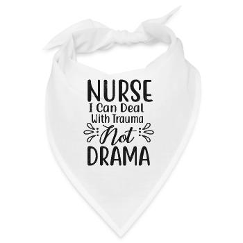 Krankenschwester Krankenpflege Klinik Sanitäter - Bandana - Weiß - Vorne