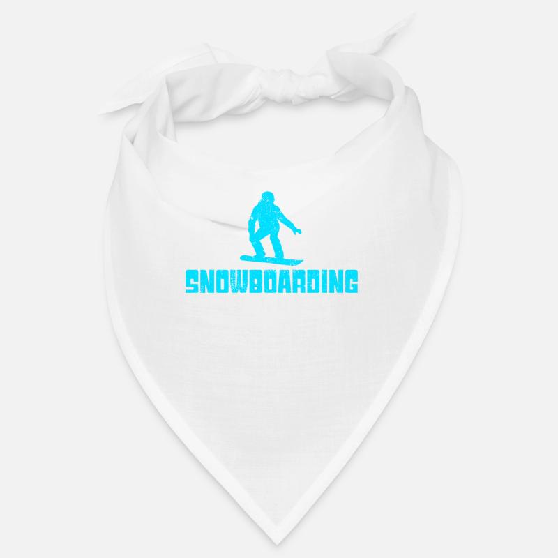 Snowboarding Spruch Bandana