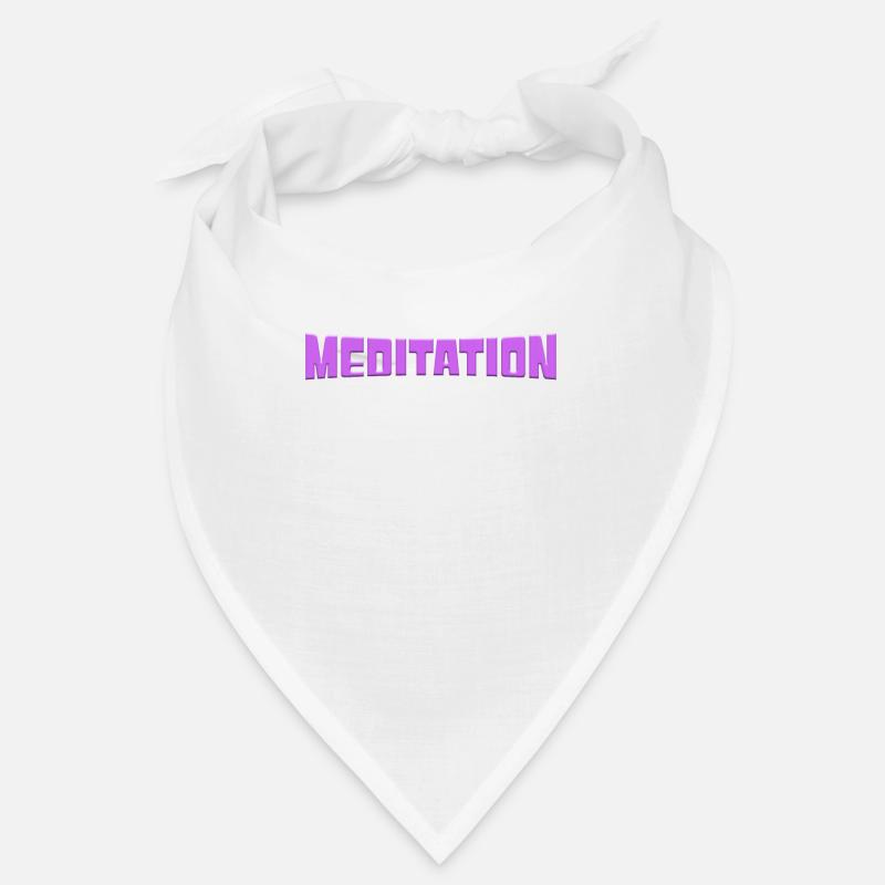 Méditation - Bandana - blanc
