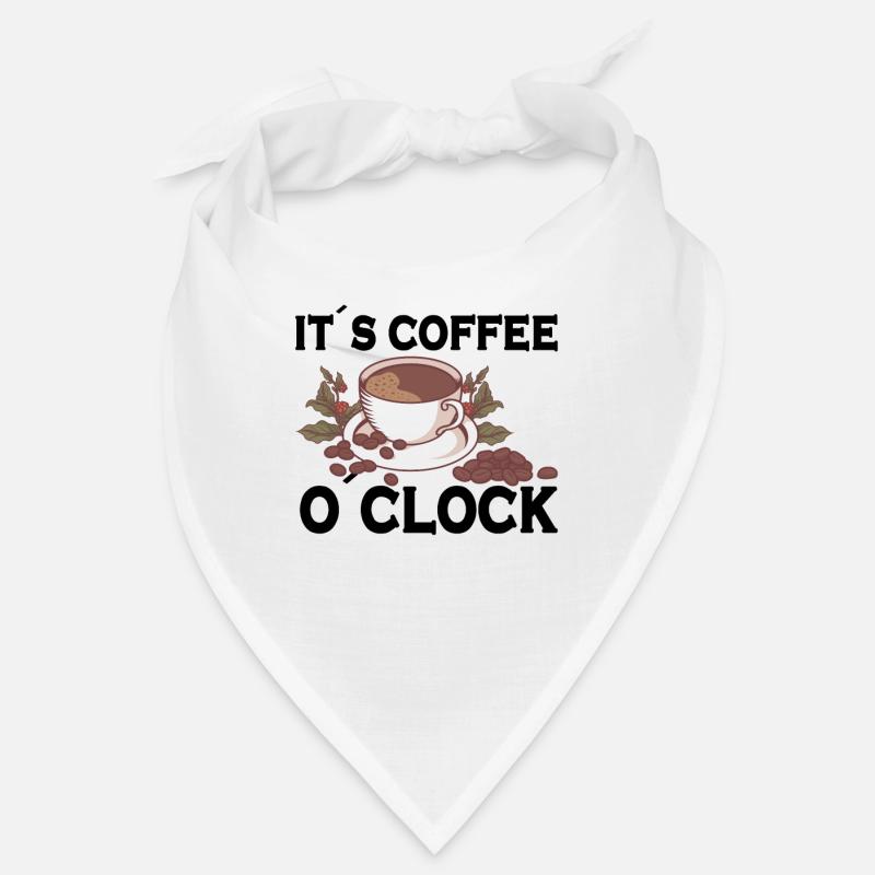 Coffee Lover Caffeine Molecule Java Latte Espresso Bandana