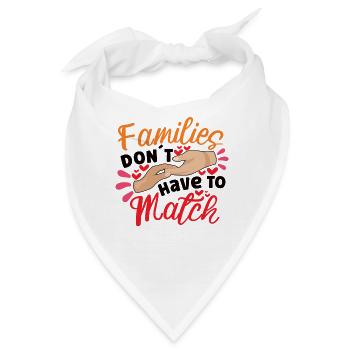 Lustige Adoptions-adoptions-tagesgeschenke - Bandana - Weiß - Vorne
