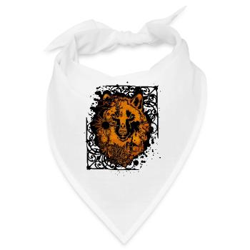 Husky kreativ - Bandana - Weiß - Vorne