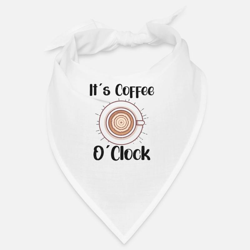 Coffee Lover Caffeine Molecule Java Latte Espresso Bandana