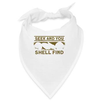 seashells shell collector shell collecting Gift - Bandana - Weiß - Vorne