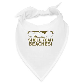 seashells shell collector shell collecting Gift - Bandana - Weiß - Vorne