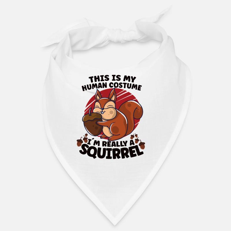 Funny Squirrel Fan Squirrel Lover Chipmunk Addict Bandana