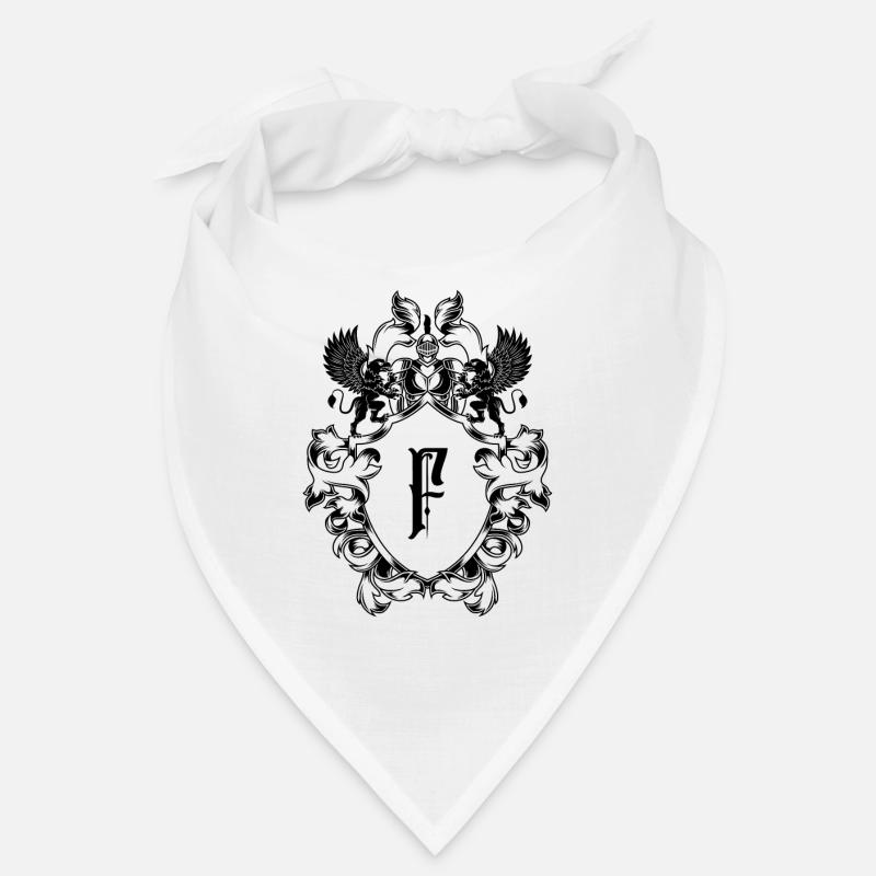 F Buchstabe Wappen Bandana