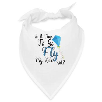 Kite Flying Kite Fan Für Fite Flying Lovers - Bandana - Weiß - Vorne