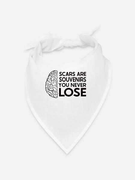 Brain Surgery Joke Brain Surgery Awareness Gift - Bandana - Weiß