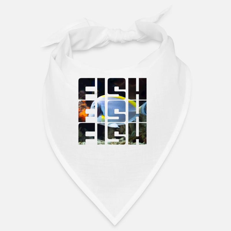 Fisch - Bandana - Weiß