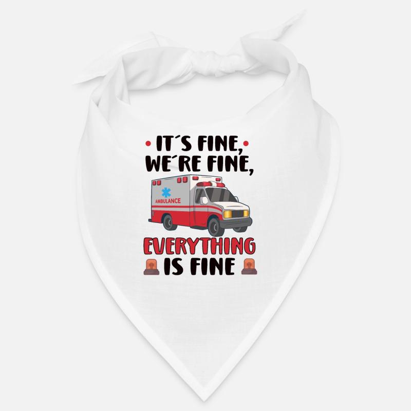 Paramedic First Responder Ambulance Driver Bandana