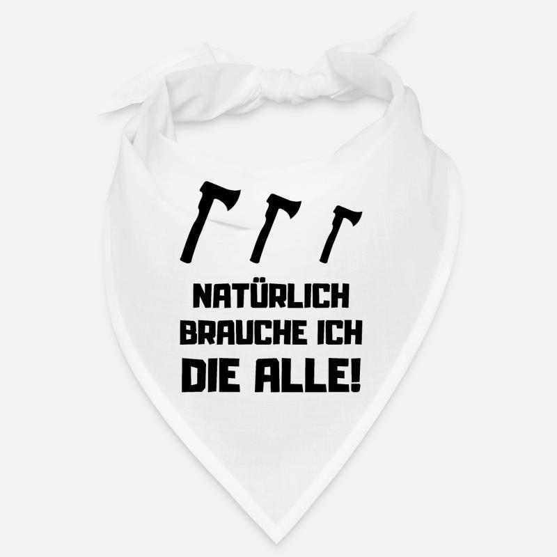 Männer Holzmachen Axt Sammlung Holz Bandana