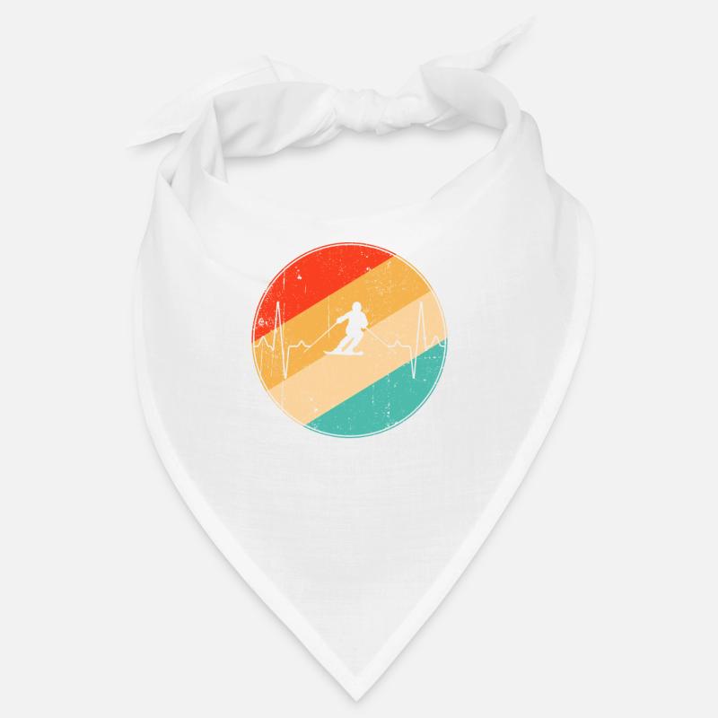 Ski Rétro Heartbeat Bandana