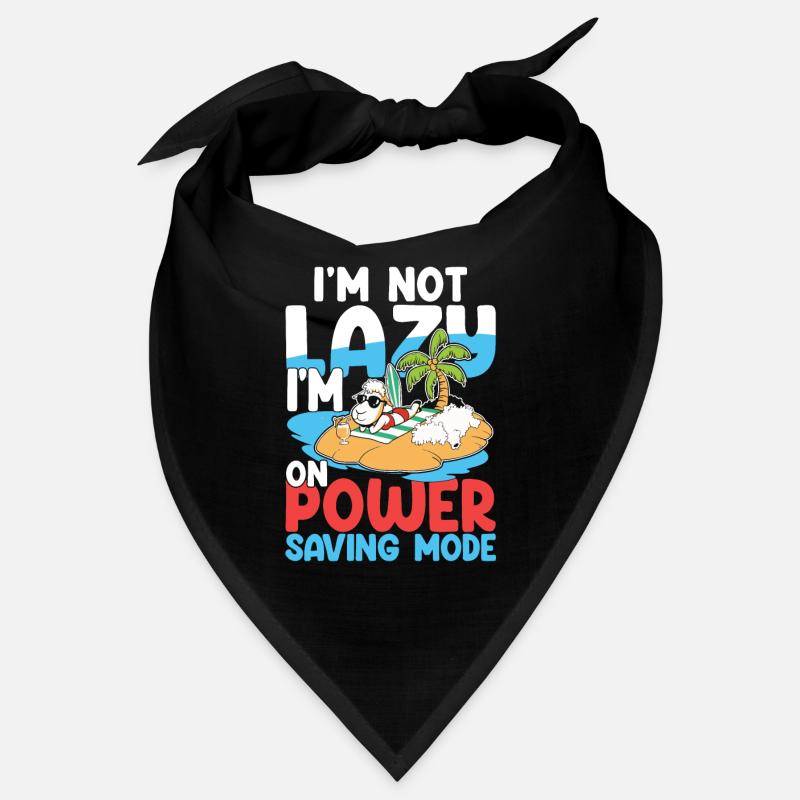 I'm Not Lazy I'm On Power Saving Mode Bandana