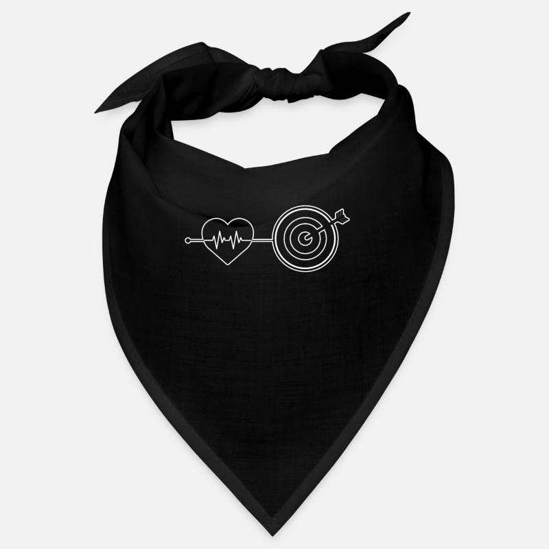 Battements de cœur de fléchettes Bandana