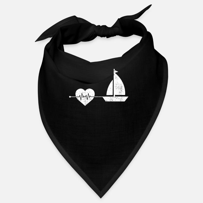 Battement de cœur de voile Bandana