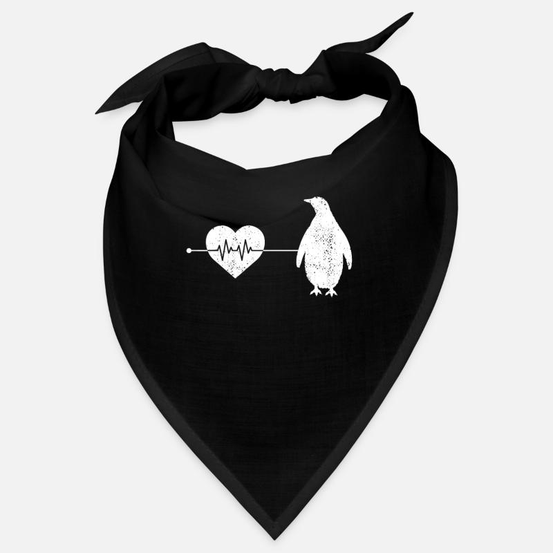 Pinguin Herzschlag Bandana
