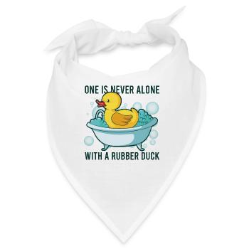 Rubber Duck Ducks Bird Hunt Duck lover Gift Idea - Bandana - Weiß - Vorne