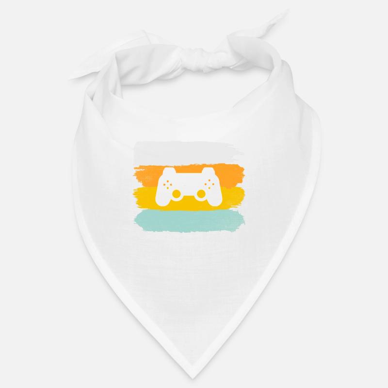 Gaming Retro - Bandana - Weiß